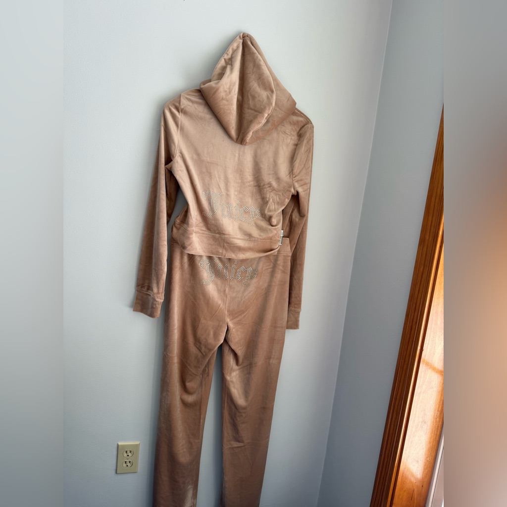 Viral Juicy Couture Track Suit Taupe